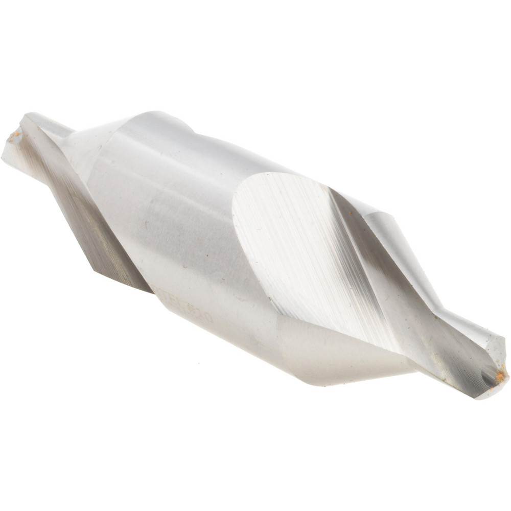 Hertel Combination Drill & Countersink: #10, 1" Body Dia, 118 deg, High-Speed Steel - H-81115100000