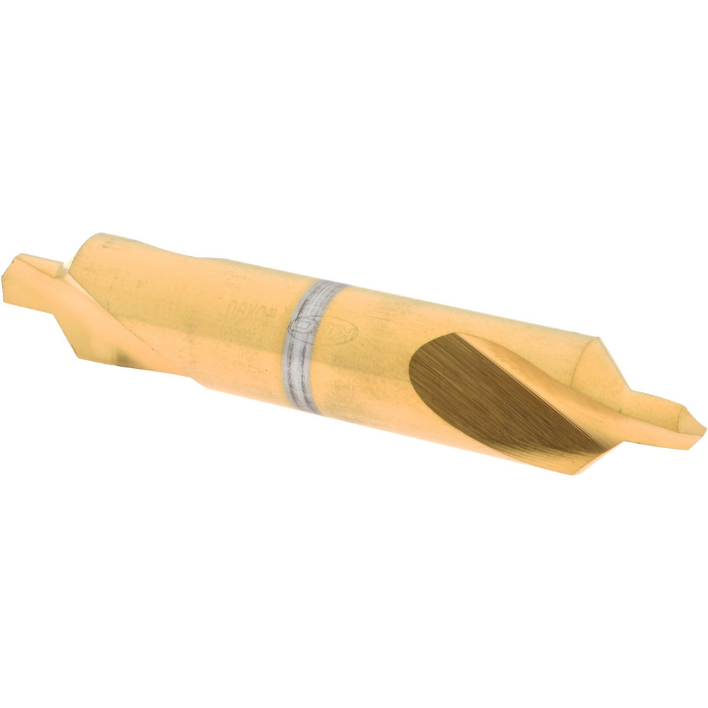 Titan USA Combination Drill & Countersink: #6, 1/2" Body Dia, 118 deg, High-Speed Steel - CS50066
