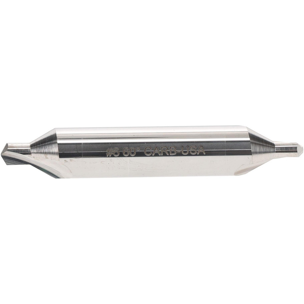 Titan USA Combination Drill & Countersink: #6, 1/2" Body Dia, 118 deg, High-Speed Steel - CS50066
