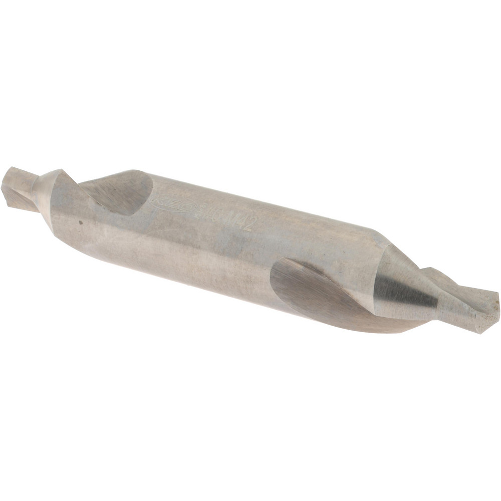Titan USA Combination Drill & Countersink: #6, 1/2" Body Dia, 118 deg, High-Speed Steel - CS50066
