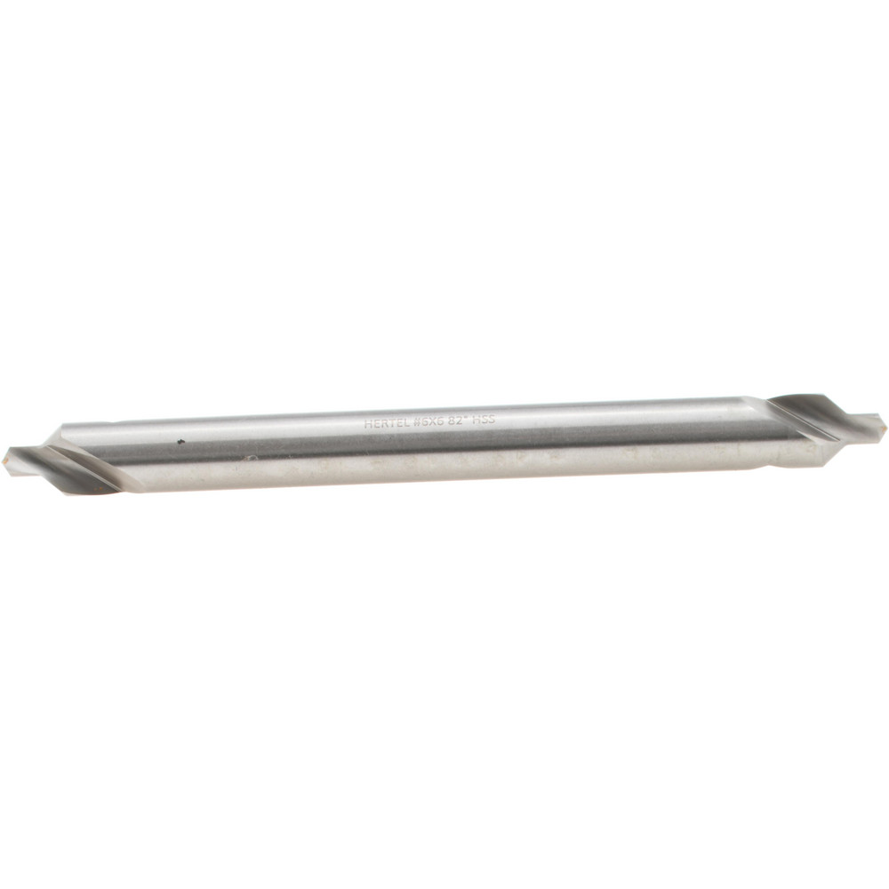 Titan USA Combination Drill & Countersink: #6, 1/2" Body Dia, 118 deg, High-Speed Steel - CS50066