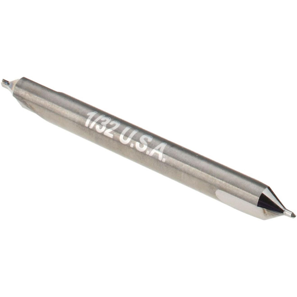 Titan USA Combination Drill & Countersink: #0, 1/8" Body Dia, 118 deg, Solid Carbide - CS30010