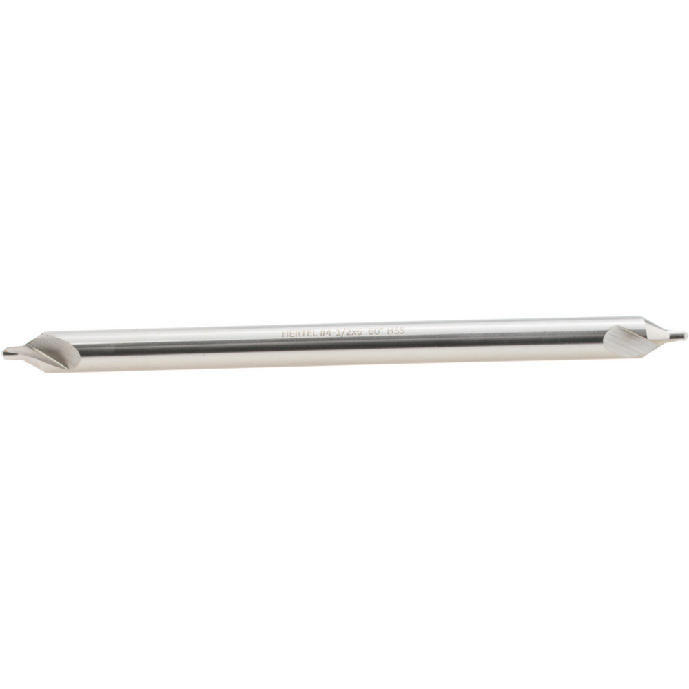 Keo Combination Drill & Countersink: #4-1/2, 3/8" Body Dia, 118 deg, High-Speed Steel - 906-000-310