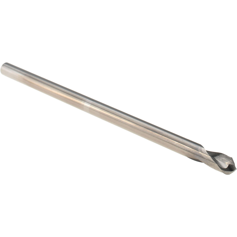 Harvey Tool Spotting Drill: 1/8" Dia, 90 deg, 1-1/2" OAL, Solid Carbide - 11525