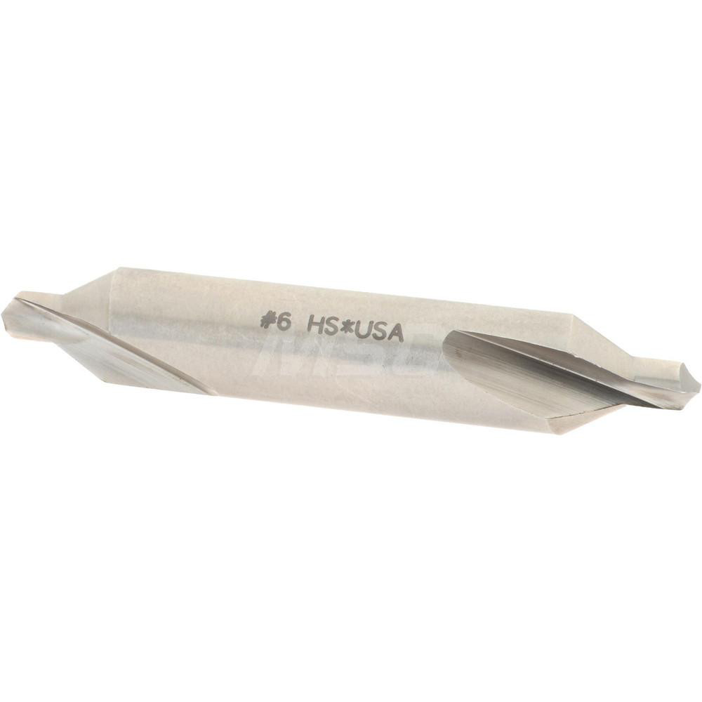 Value Collection Combination Drill & Countersink: #1, 1/8" Body Dia, High-Speed Steel - 156400001000000