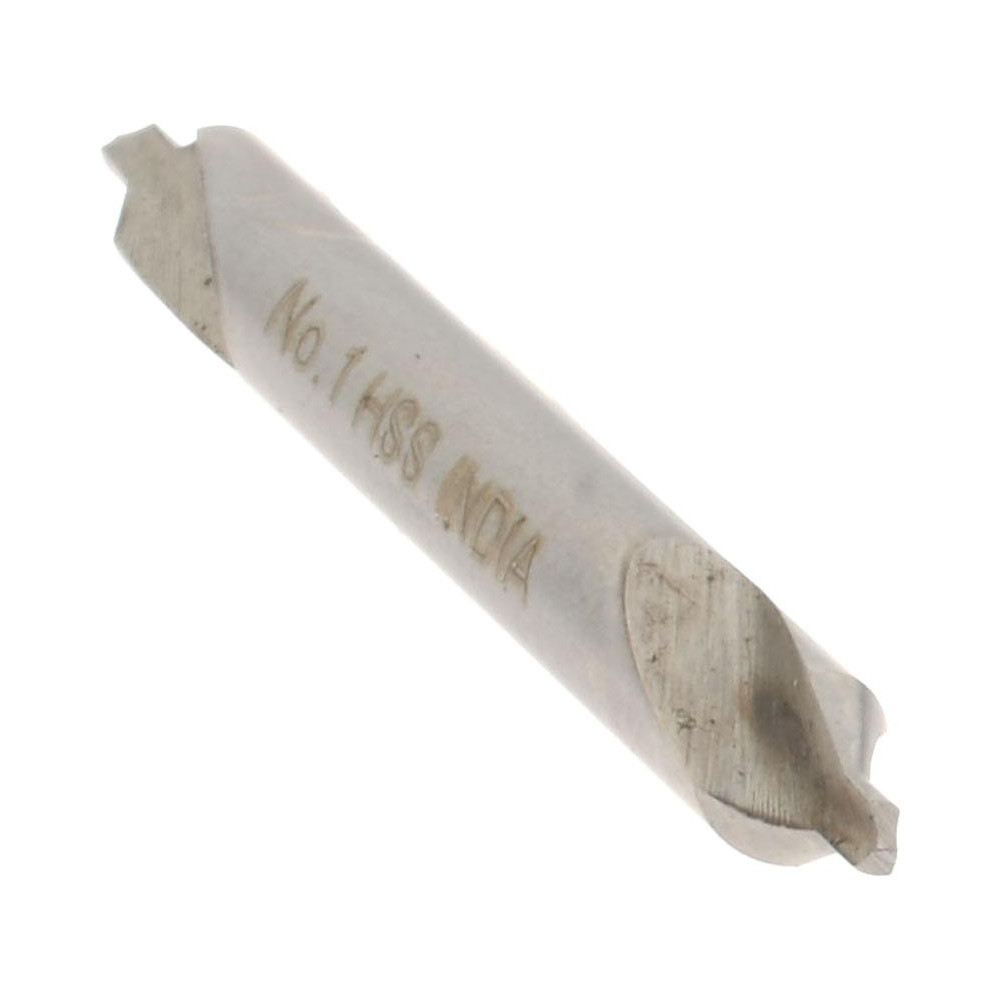 Value Collection Combination Drill & Countersink: #1, 1/8" Body Dia, High-Speed Steel - 156400001000000