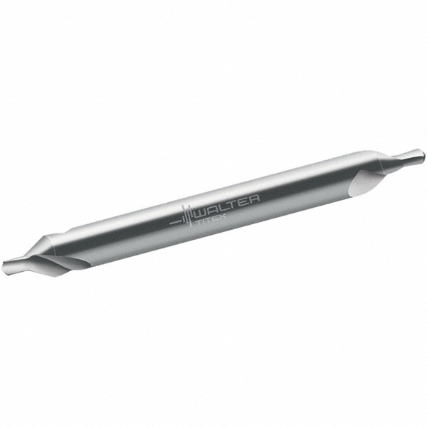 Walter-Titex Combination Drill & Countersink: 10.00 mm Body Dia, High-Speed Steel - 5073649