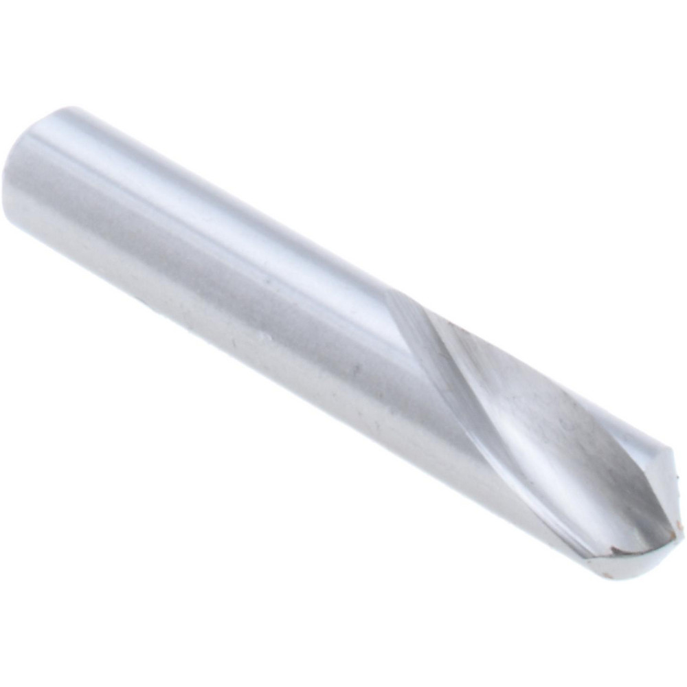 Hertel Spotting Drill: 1/4" Dia, 118 deg, 1-1/2" OAL, High-Speed Steel - H-8119B063500