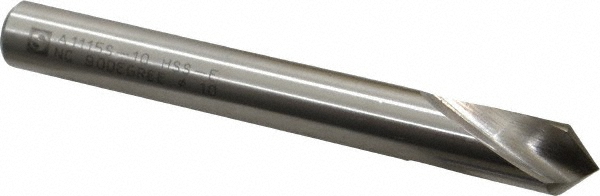 Walter-Titex Spotting Drill: 10.00 mm Dia, 90 deg, 89 mm OAL, High-Speed Steel - 5153694