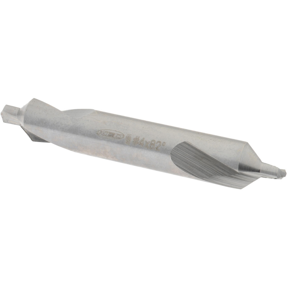 Magafor Combination Drill & Countersink: #4, 5/16" Body Dia, High-Speed Steel - 81154040000