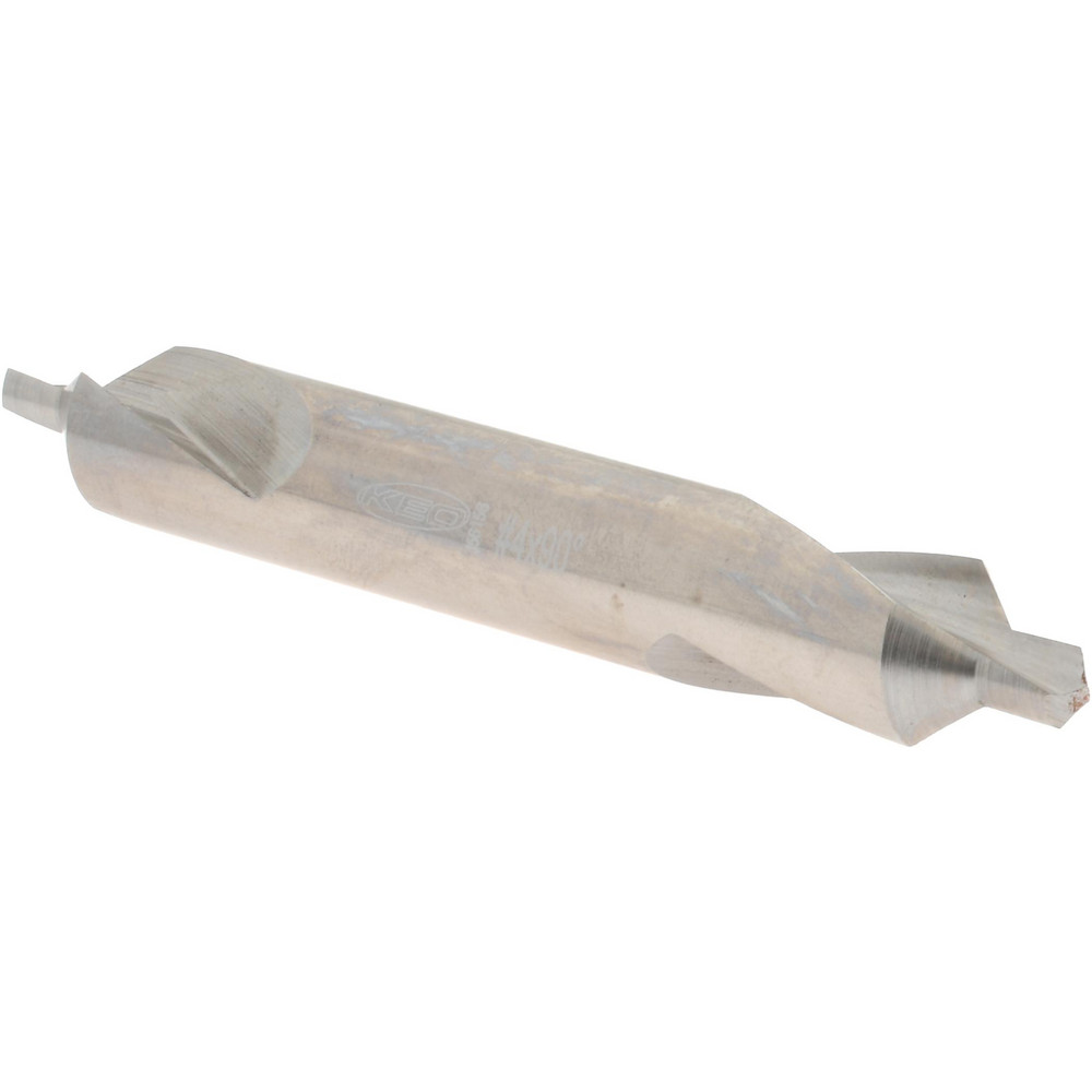 Magafor Combination Drill & Countersink: #4, 5/16" Body Dia, High-Speed Steel - 81154040000