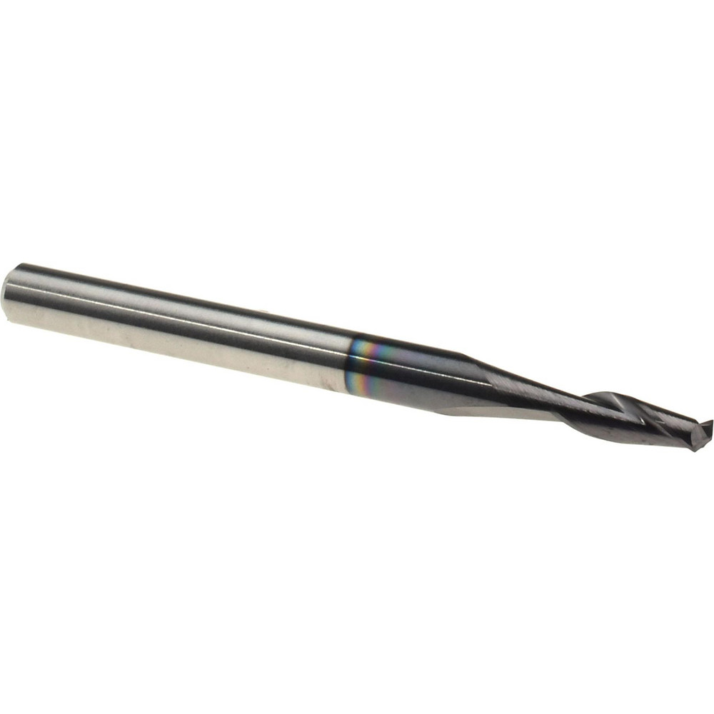 Micro 100 Spotting Drill: 3/32" Dia, 90 deg, 1-1/2" OAL, Solid Carbide - SPD-093-090X