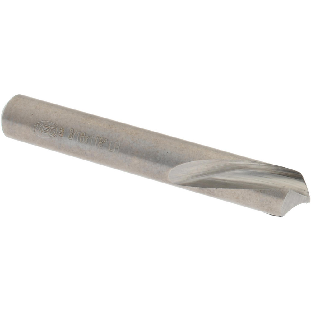 Keo Spotting Drill: 1/4" Dia, 118 deg, 1-1/2" OAL, High-Speed Steel - 955-000-023