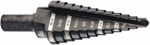 Keo Combination Drill & Countersink: #15, 7/16" Body Dia, 118 deg, High-Speed Steel - 906-000-238