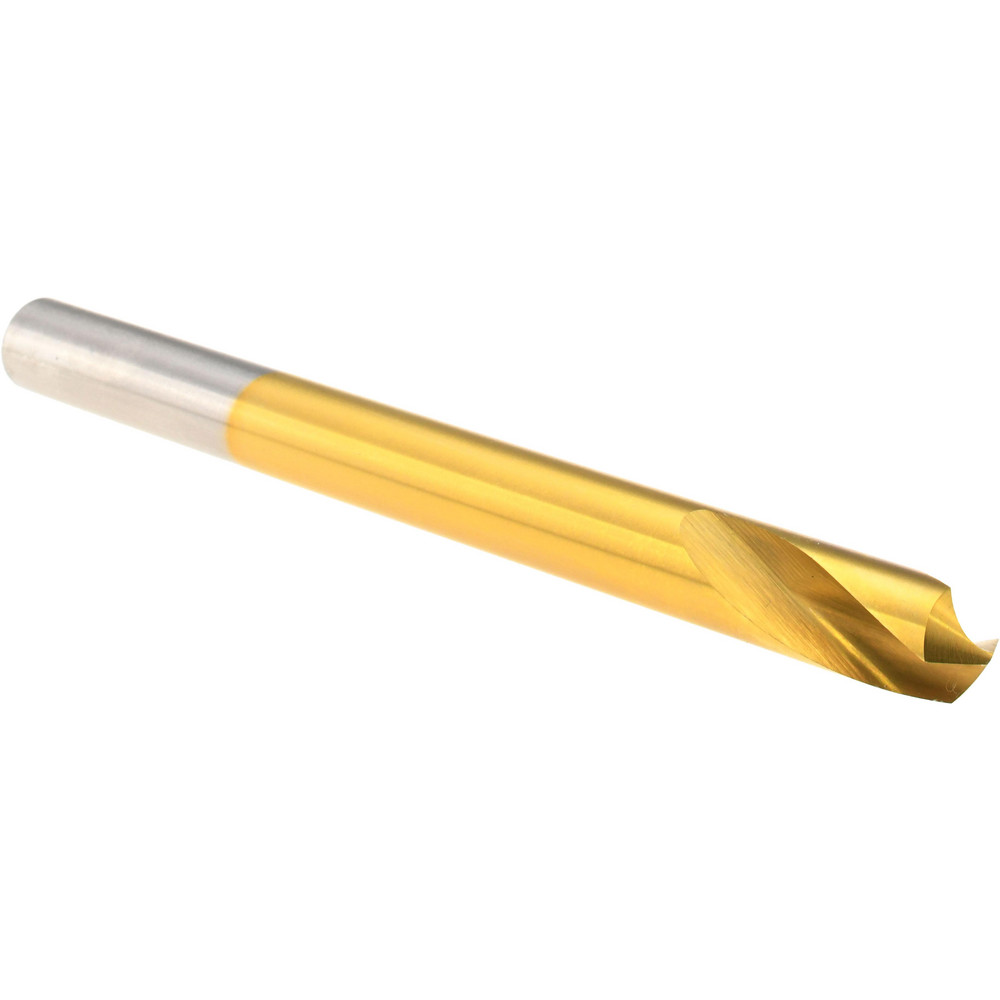 Precision Twist Drill Spotting Drill: 1/2" Dia, 120 deg, 6" OAL, High-Speed Steel - 6000122