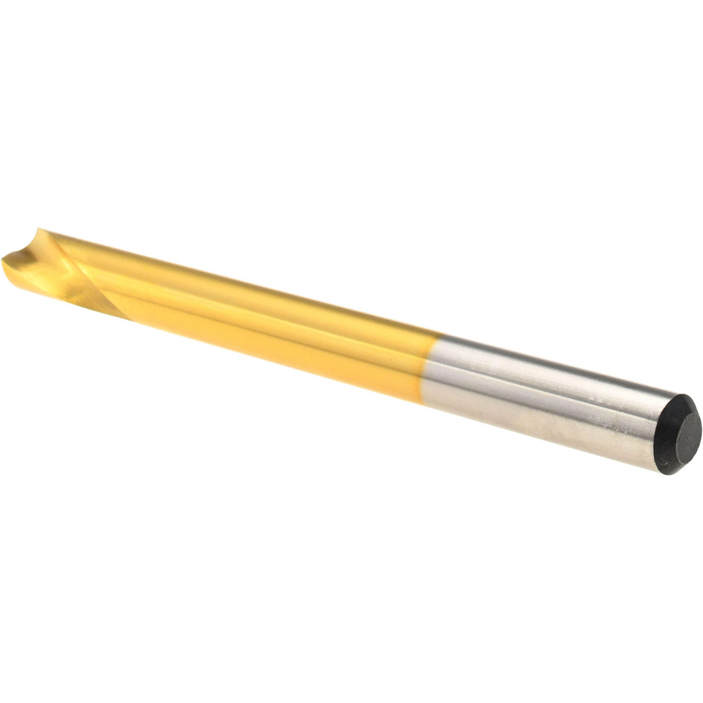 Precision Twist Drill Spotting Drill: 1/2" Dia, 120 deg, 6" OAL, High-Speed Steel - 6000122