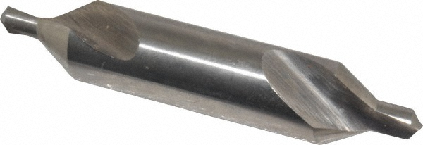 Hertel Combination Drill & Countersink: #7, 5/8" Body Dia, 118 deg, High-Speed Steel - H-81155070000