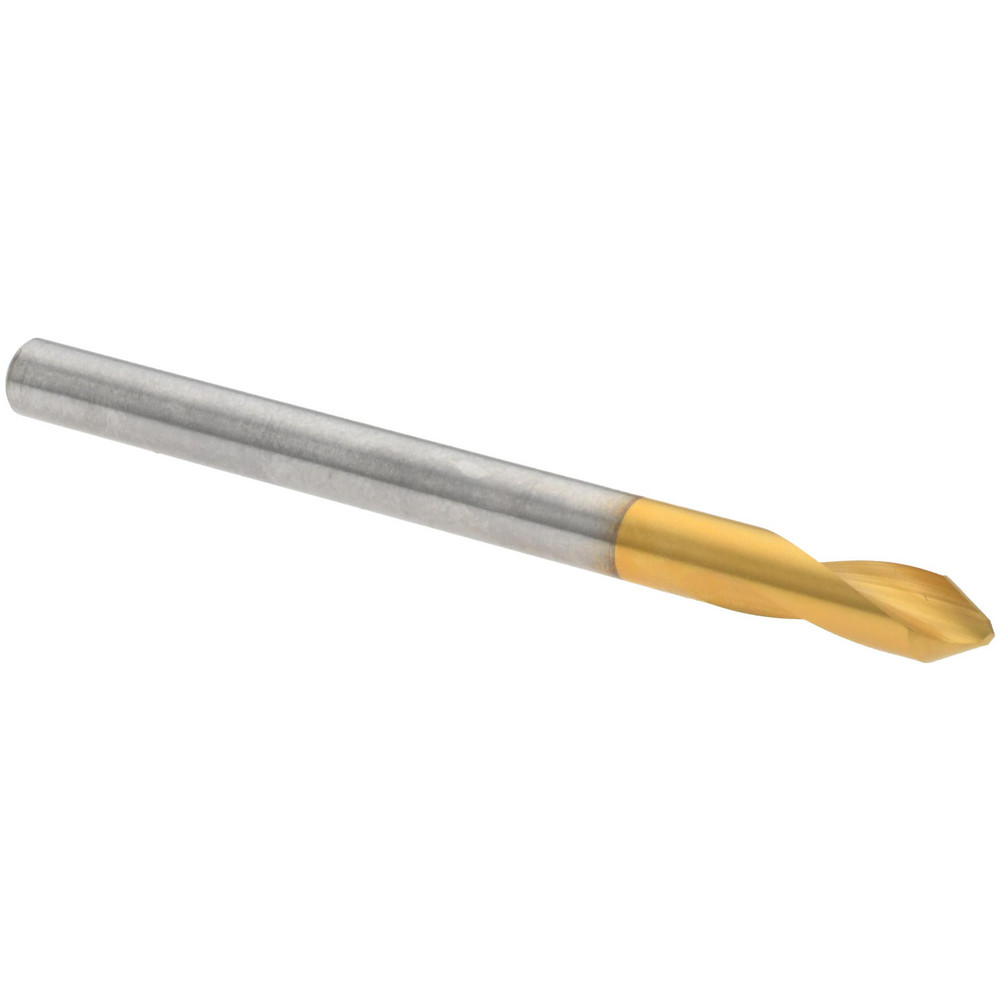 Harvey Tool Spotting Drill: 3/32" Dia, 60 deg, 1-1/2" OAL, Solid Carbide - 932793