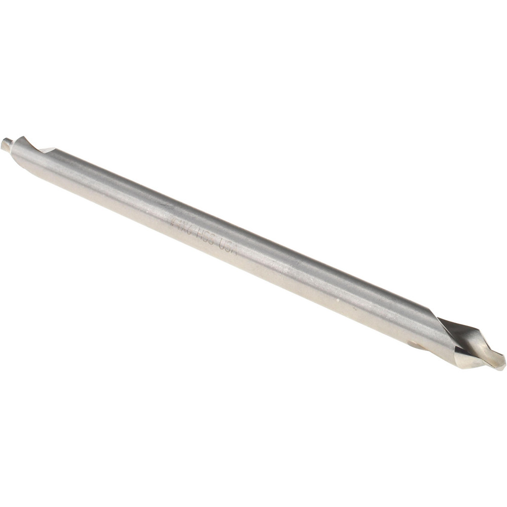 Titan USA Combination Drill & Countersink: #4, 5/16" Body Dia, 118 deg, High-Speed Steel - CS50046