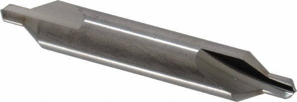 Titan USA Combination Drill & Countersink: #5, 7/16" Body Dia, 118 deg, High-Speed Steel - CS50056