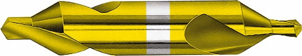 Magafor Combination Drill & Countersink: #0, 1/8" Body Dia, 118 deg, High-Speed Steel - 800811500E0