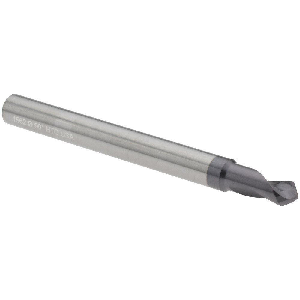 Micro 100 Spotting Drill: 3/32" Dia, 100 deg, 1-1/2" OAL, Solid Carbide - SPD-093-100X