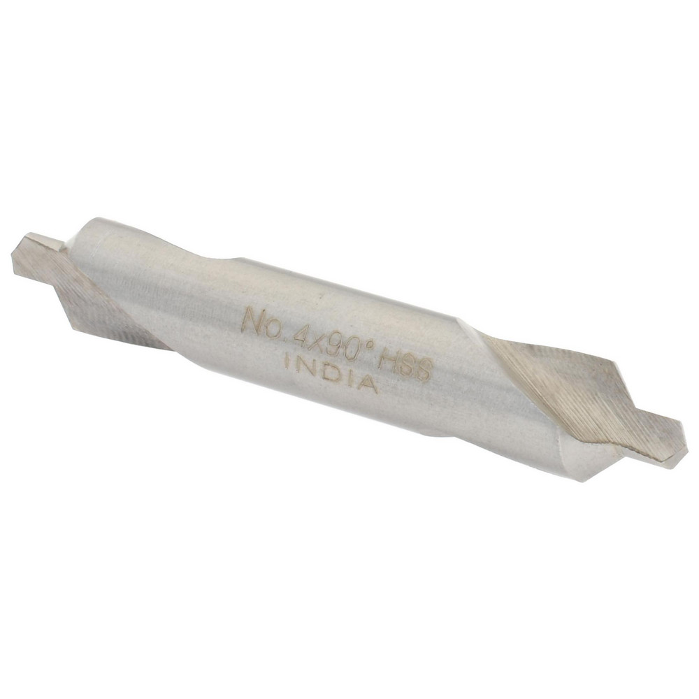 Value Collection Combination Drill & Countersink: #6, 1/2" Body Dia, High-Speed Steel - 1564000060000X0