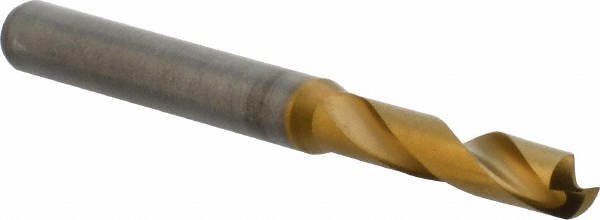Hertel Spotting Drill: 1" Dia, 118 deg, 2-1/2" OAL, High-Speed Steel - H-8119B254000