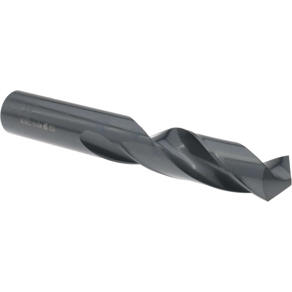 Hertel Spotting Drill: 1" Dia, 118 deg, 2-1/2" OAL, High-Speed Steel - H-8119B254000