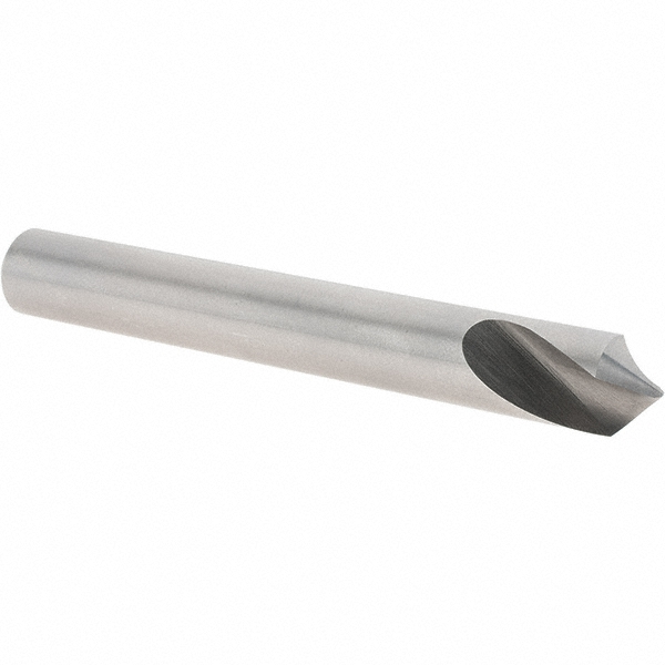 Hertel Spotting Drill: 1" Dia, 118 deg, 2-1/2" OAL, High-Speed Steel - H-8119B254000