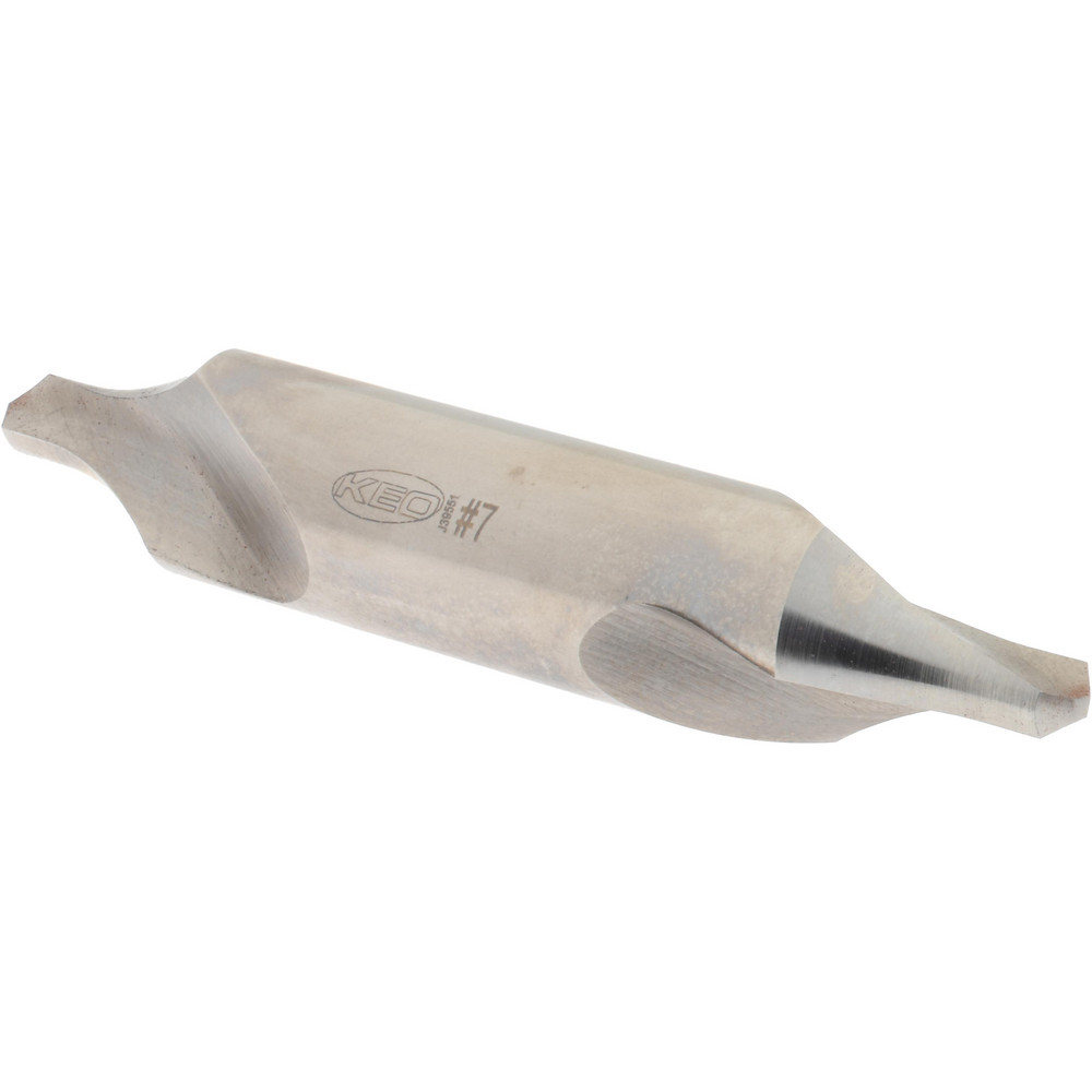 Keo Combination Drill & Countersink: #8, 3/4" Body Dia, 118 deg, High-Speed Steel - 906-000-167