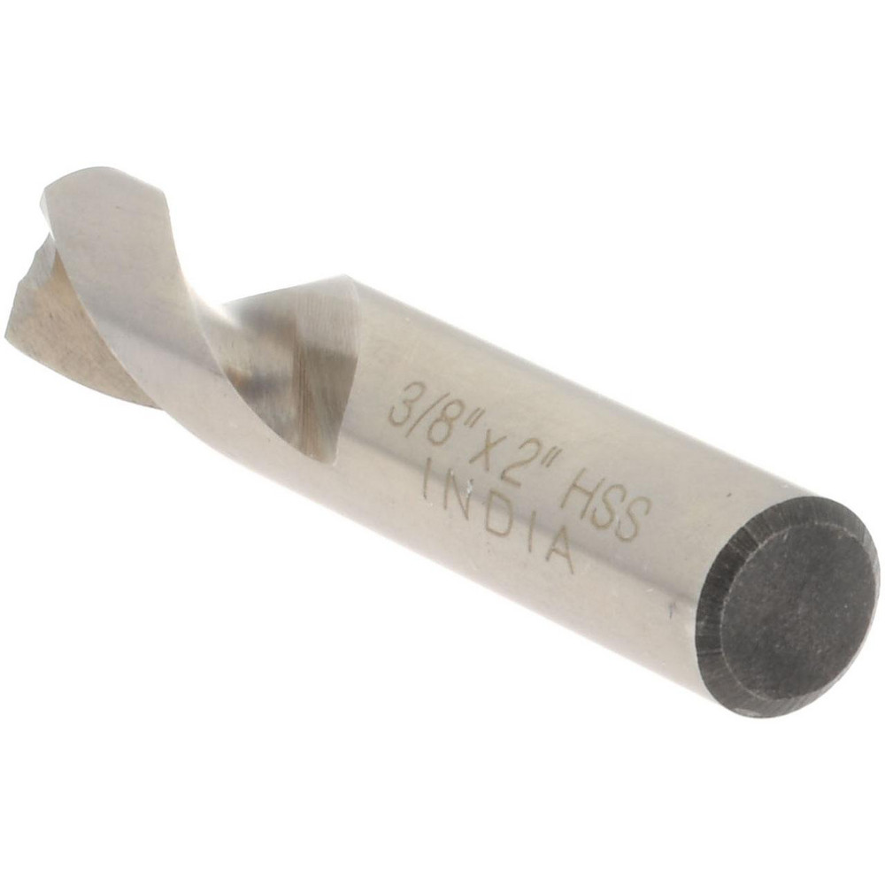 Value Collection Spotting Drill: 3/8" Dia, 118 deg, 2" OAL, High-Speed Steel - 19442960038000S