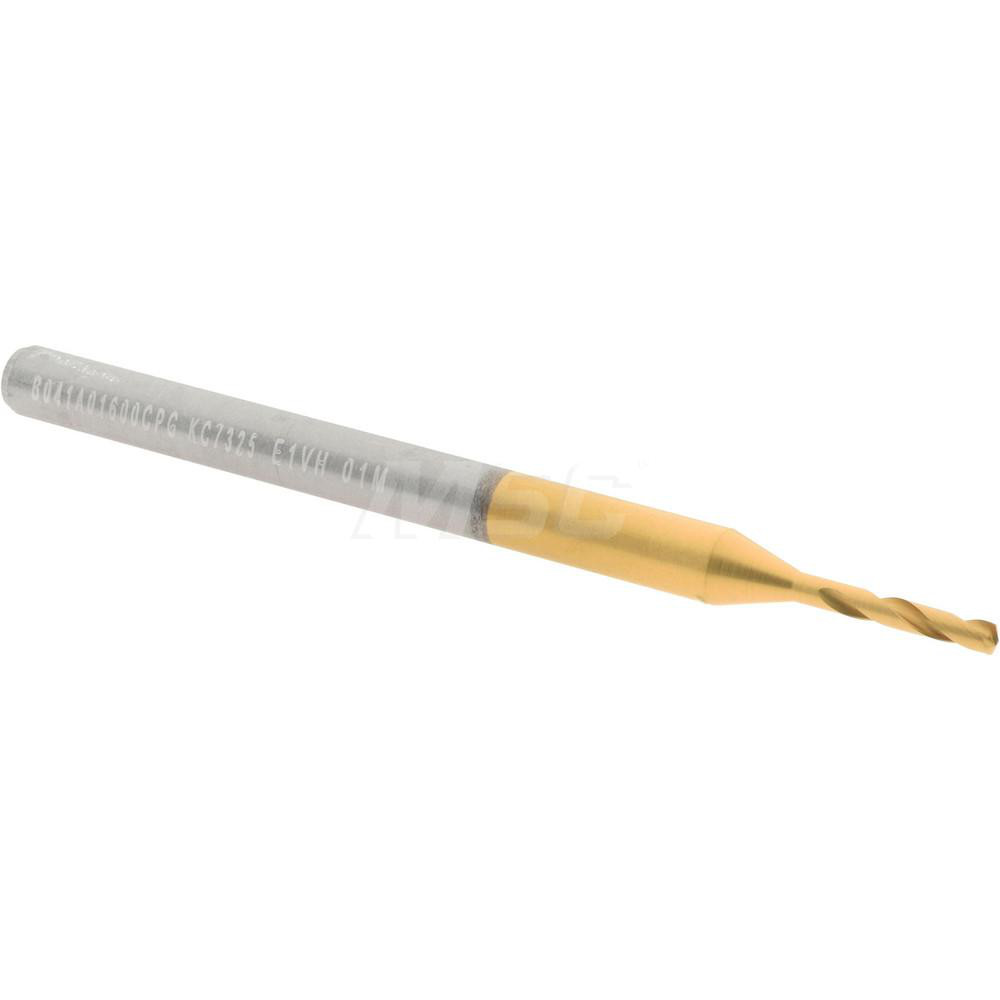 Harvey Tool Spotting Drill: 1/16" Dia, 120 deg, 1-1/2" OAL, Solid Carbide - 11662