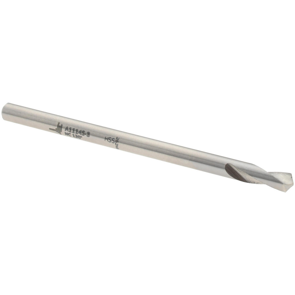 Guhring Spotting Drill: 3.00 mm Dia, 120 deg, 46 mm OAL, High-Speed Steel - 9005560030000