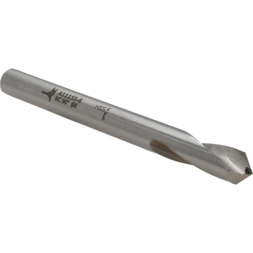Accupro Spotting Drill: 6.00 mm Dia, 90 deg, 63 mm OAL, Solid Carbide - 89699052