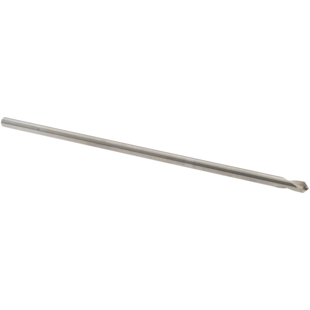 Micro 100 Spotting Drill: 1/8" Dia, 90 deg, 1-1/2" OAL, Solid Carbide - SPD-125-090X