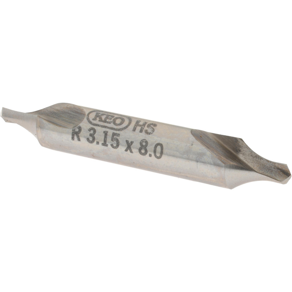 Walter-Titex Combination Drill & Countersink: 8.00 mm Body Dia, High-Speed Steel - 5073551