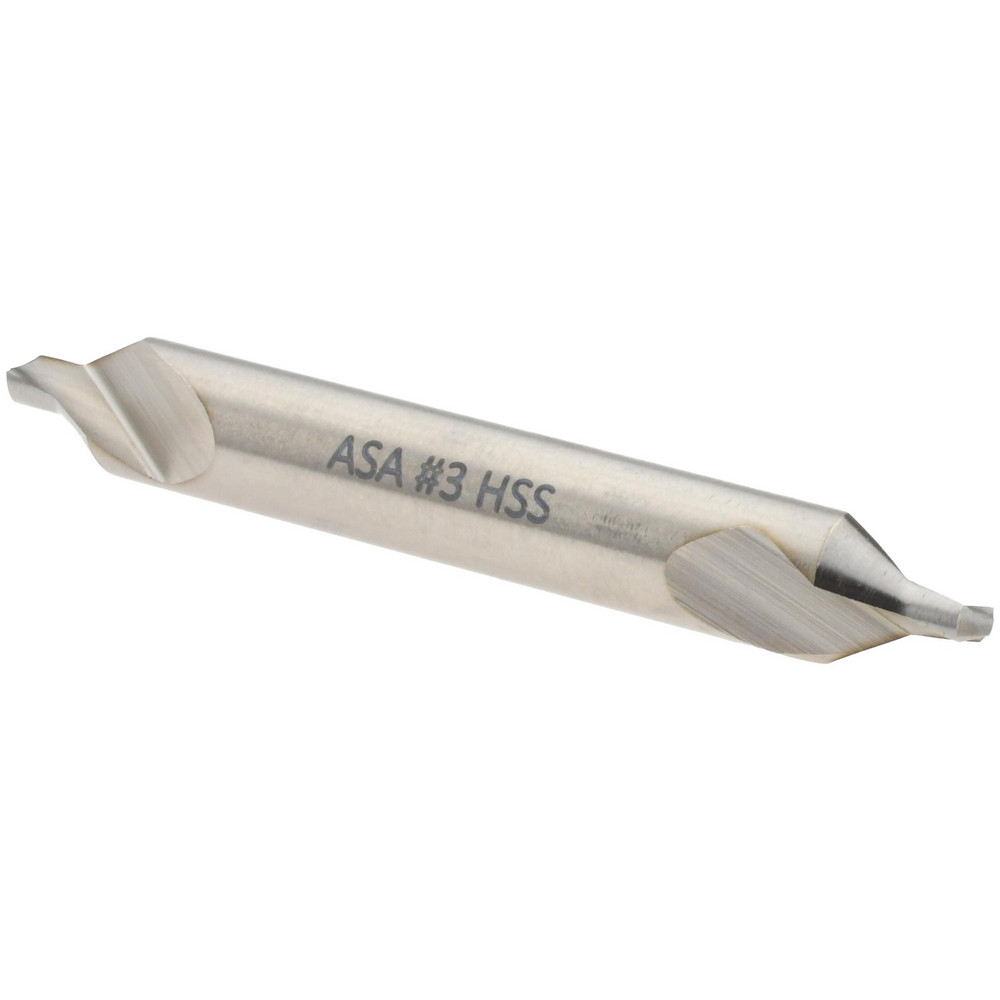Magafor Combination Drill & Countersink: #3, 1/4" Body Dia, High-Speed Steel - 81115030000