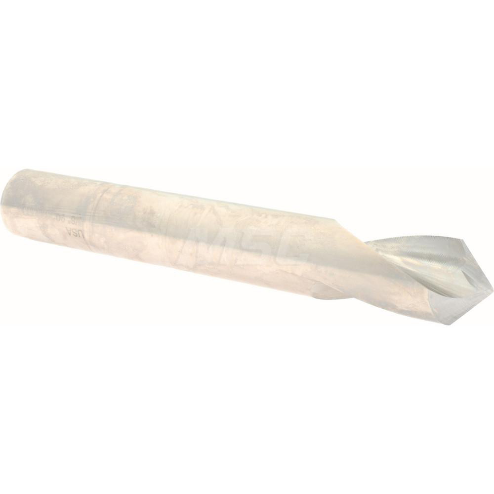 Chicago-Latrobe Spotting Drill: 5/8" Dia, 90 deg, 4-1/4" OAL, Solid Carbide - 78226