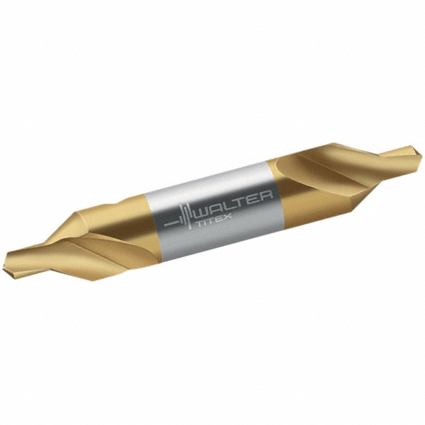 Walter-Titex Combination Drill & Countersink: 4.00 mm Body Dia, High-Speed Steel - 5073530