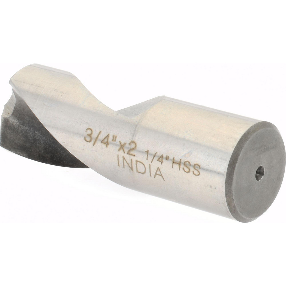 Value Collection Spotting Drill: 3/4" Dia, 118 deg, 2-1/4" OAL, High-Speed Steel - 19442960034000S