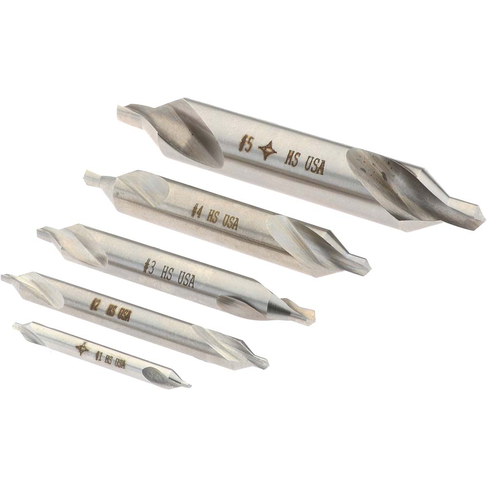 Keo 5 Pc #1 to #5 High Speed Steel Combo Drill & Countersink Set - 78005