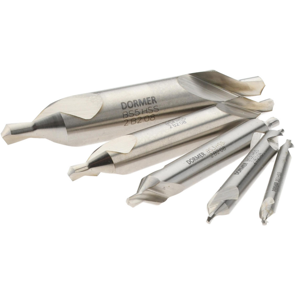 Keo 5 Pc #1 to #5 High Speed Steel Combo Drill & Countersink Set - 78005