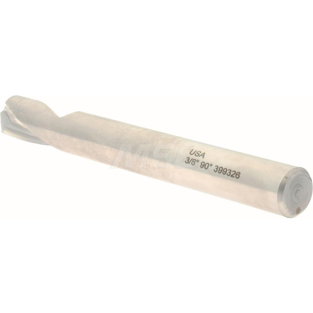 Hertel Spotting Drill: 3/8" Dia, 90 deg, 3-1/2" OAL, Cobalt M-42 - Y59918946