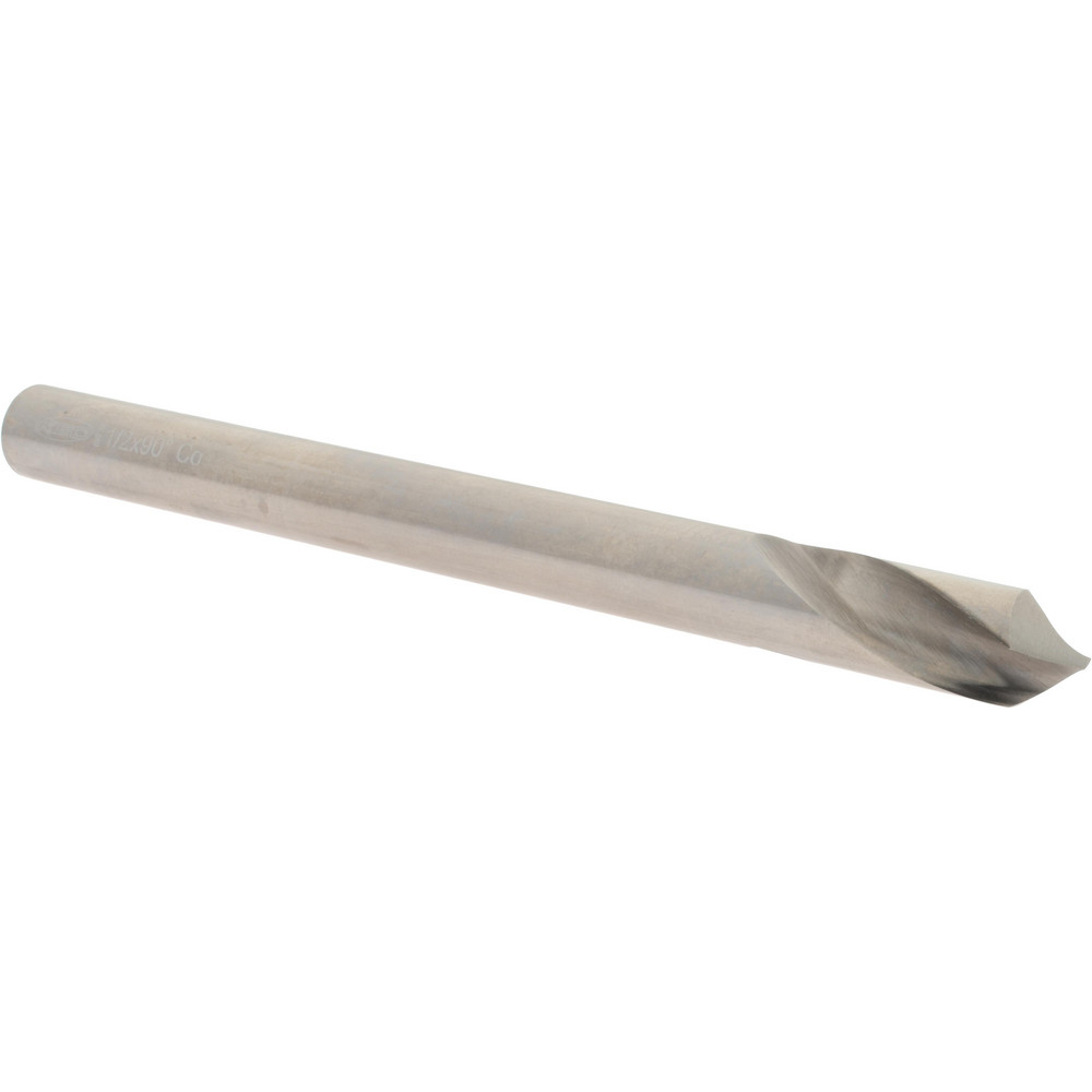 Melin Tool Spotting Drill: 1/2" Dia, 90 deg, 4" OAL, Cobalt M-42 - 10873