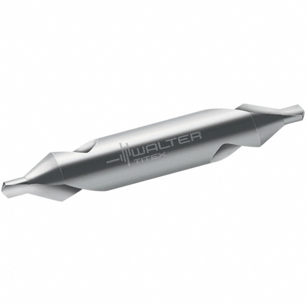 Walter-Titex Combination Drill & Countersink: 3.50 mm Body Dia, High-Speed Steel - 5073619