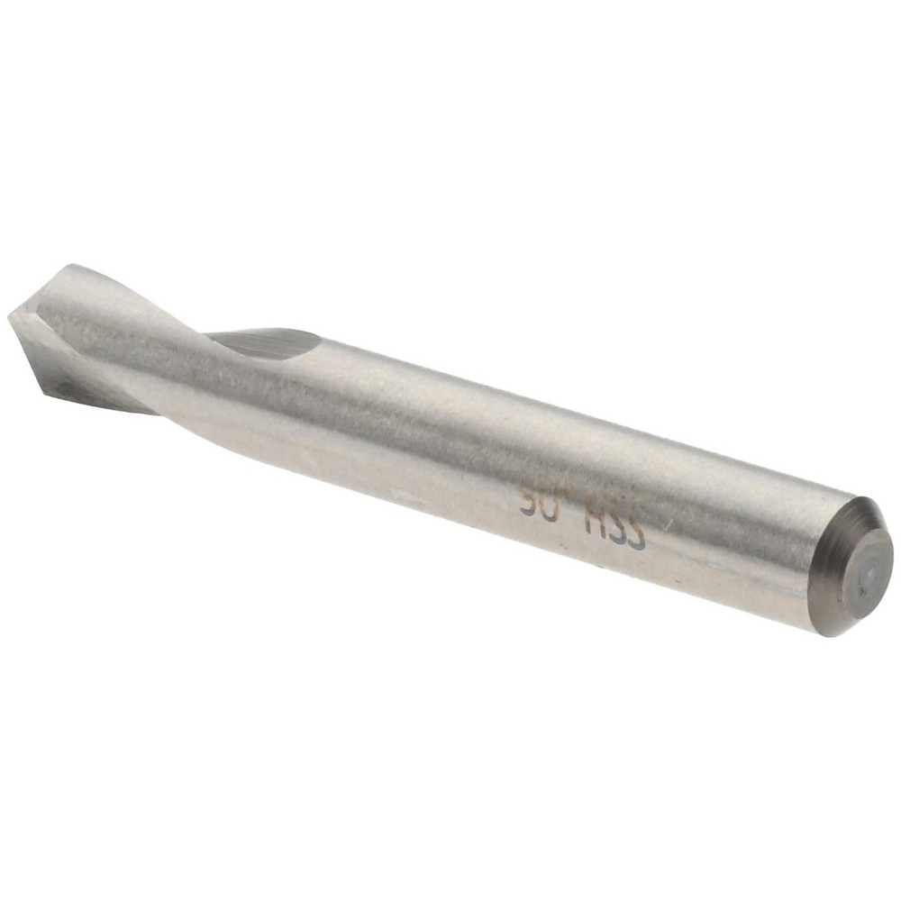 Magafor Spotting Drill: 3/16" Dia, 90 deg, 1-3/8" OAL, High-Speed Steel - 8119A047600