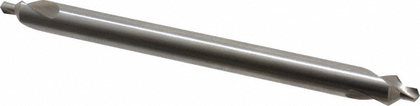 Hertel Combination Drill & Countersink: #5, 7/16" Body Dia, 118 deg, High-Speed Steel - H-81155L05060