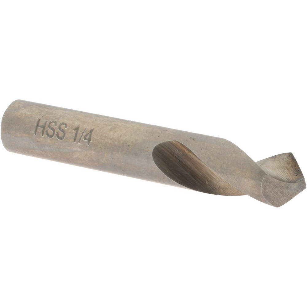 Value Collection Spotting Drill: 1/4" Dia, 118 deg, 1-1/2" OAL, High-Speed Steel - 216-1516