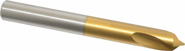 Guhring Spotting Drill: 10.00 mm Dia, 90 deg, 89 mm OAL, High-Speed Steel - 9005680100000